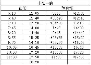 金山高铁最新时刻表